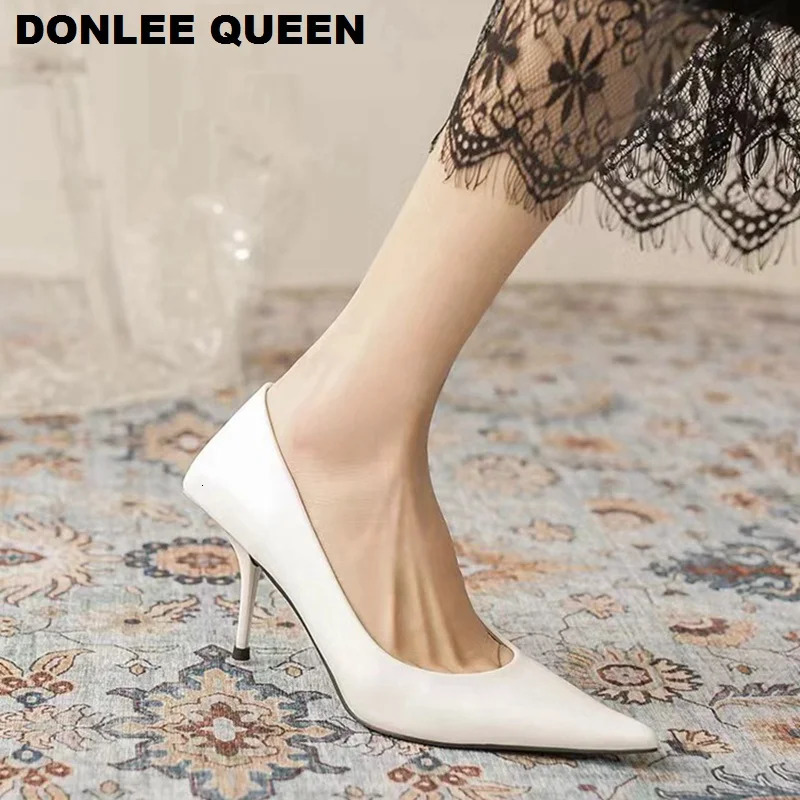 Fashion Pointed Toe Thin High Heel Shoes Women Elegant Pumps For Party Dress Shoe Candy Colorful Decoration Zapatillas Mujer 260625 - view 7