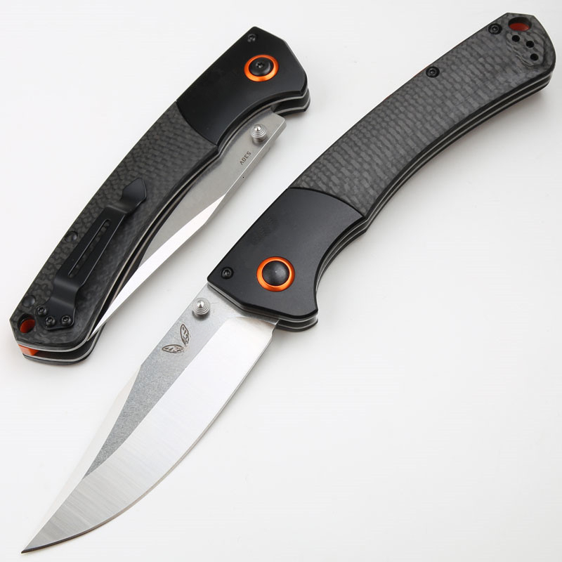 New Crooked River BM15080 Carbon Fiber/G10 Handle Mark S30V Blade Outdoor Camping Survival EDC Pocket Folding Tool Knife