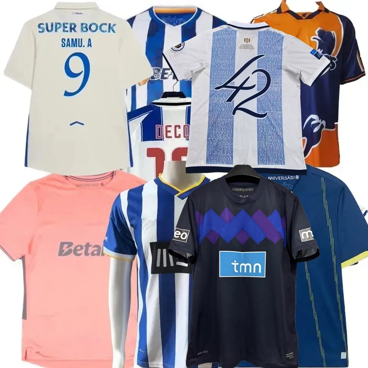 Retro Porto 87 91 92 94 95 96 98 99 2000 03 04 09 2010 11 12 13 14 15 17 18 25 26 DECO Soccer Jerseys PEPE SAMU.A R.MORA GABRI VEIGA FALCAO HULK JAMES Football MEN KIDS Shirts