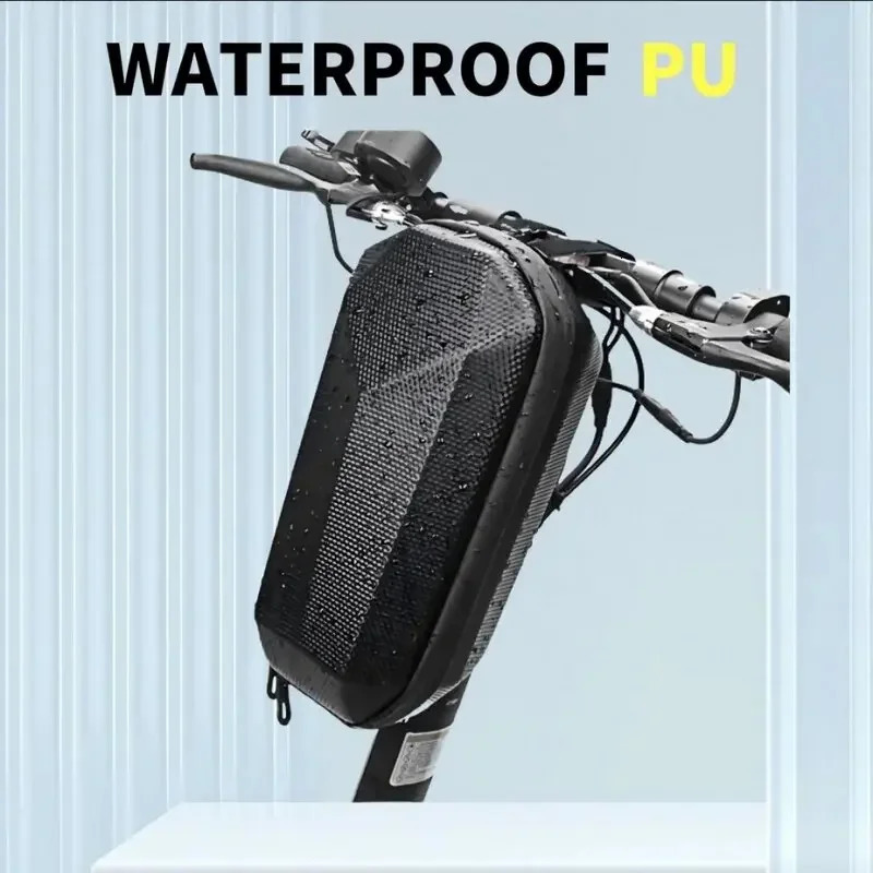 Waterproof E-Bike Front Bag 5L Big Capacity Scooter Tube Bag Wear-resistant Hard Shell Bicycle Storage Bag Bike Accessories 260423