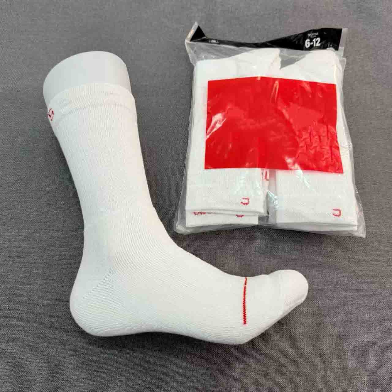 Men's Socks sports Women's Sock Designer Underwear Trendy Fashion Men's Luxury Sports Cotton Thick Black White Classic Medium Long Socks 4 Pair no1