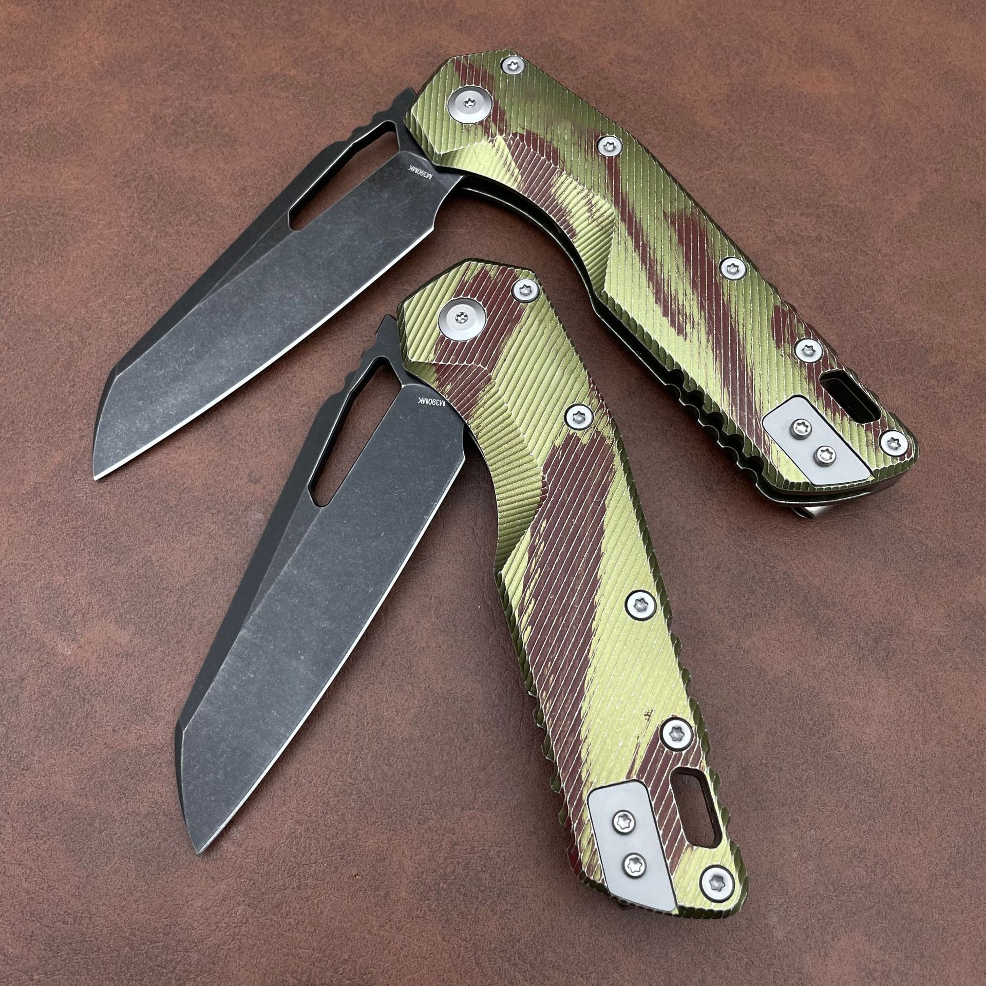 Pocket Folding Knife Aluminum Alloy Handle EDC Tool Outdoor Camping Hunting Tactical Survival Knife