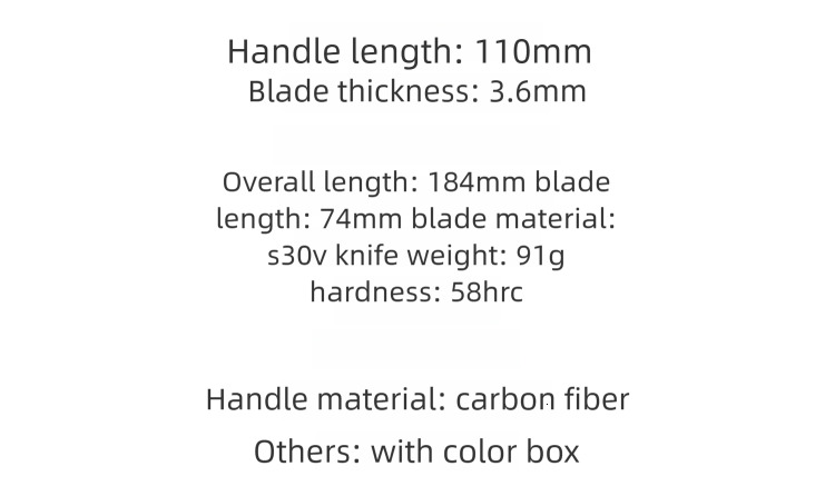 C223 Carbon Fiber Bearing Folding Outdoor Camping Hunting Tactical Self-Defense Pocket Tool Knife Pocket Knife