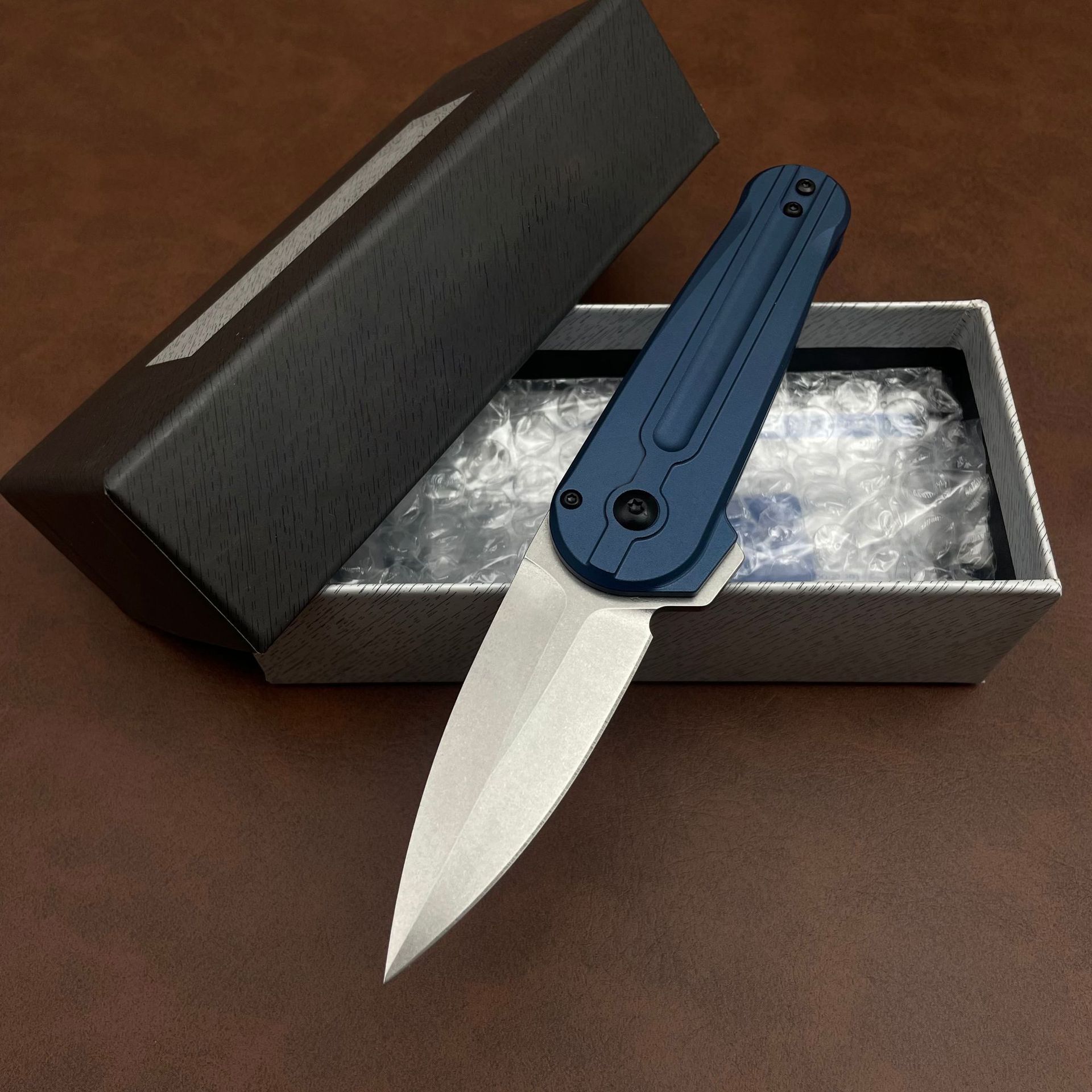 All-New BM491 Folding Knife S90V Steel Blade with Aluminum Handle for Outdoor Camping Cutting Survival Scenarios Daily Carry Tool Pocket Knife