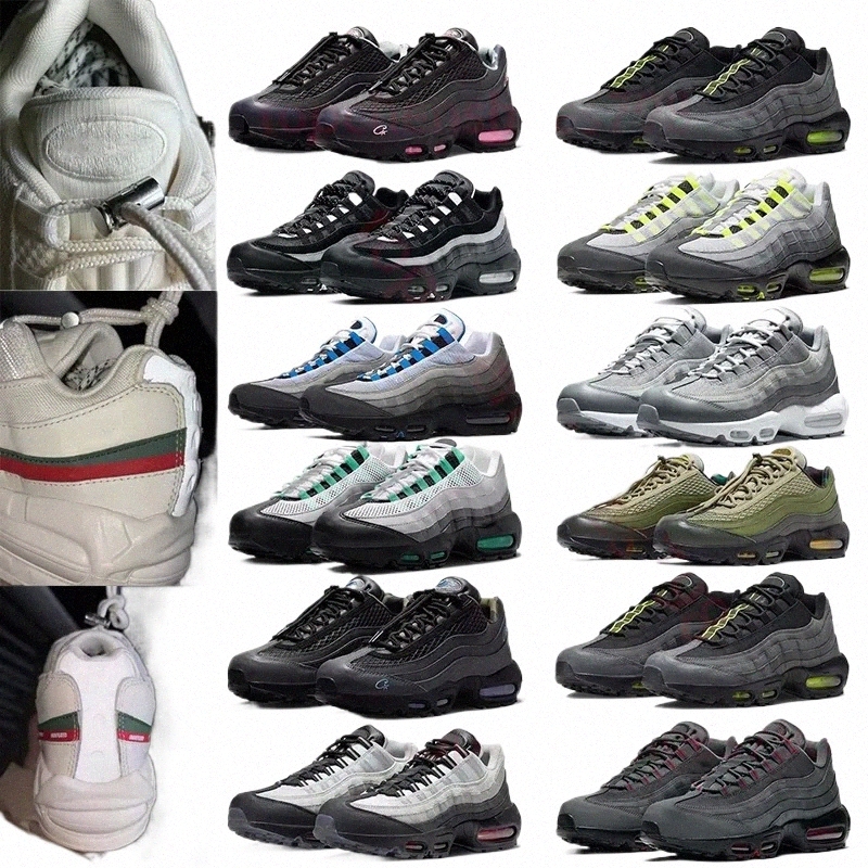 95 95s Turquoise Top Shoes Designer Sneakers Running Shoes Triple Black White Tour Grey Red Yellow Aegean Storm Sequoia Pink Neon Black Trainers Size N9d6#