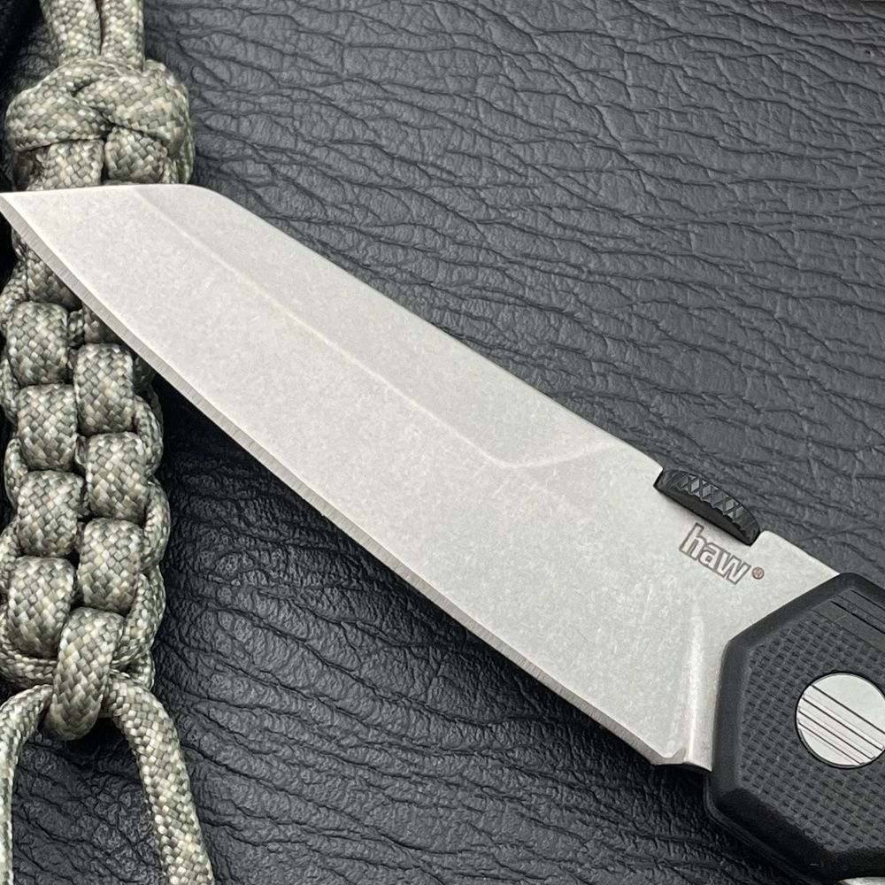 KS 2050 Compact Pocket Knife with 440C Blade and Nylon Fiber Handle - Essential Item for Outdoor Rock Climbing Men's Gifts