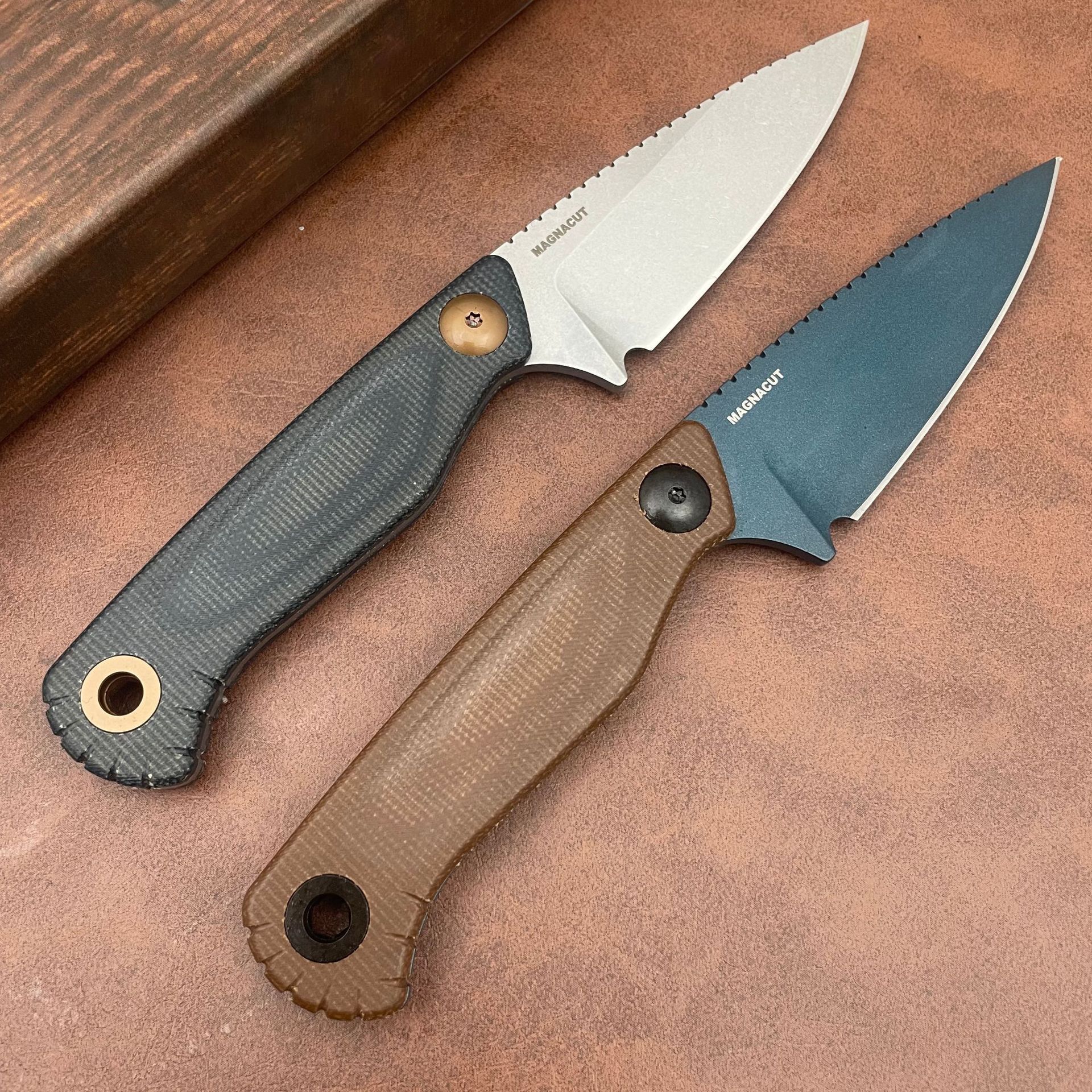 New BM 203BT Fixed Blade Knife with Sheath D2 Steel Blade G10 Handle Outdoor folding knife EDC Camping Knife Hiking Hunting Survival Tools - view 3