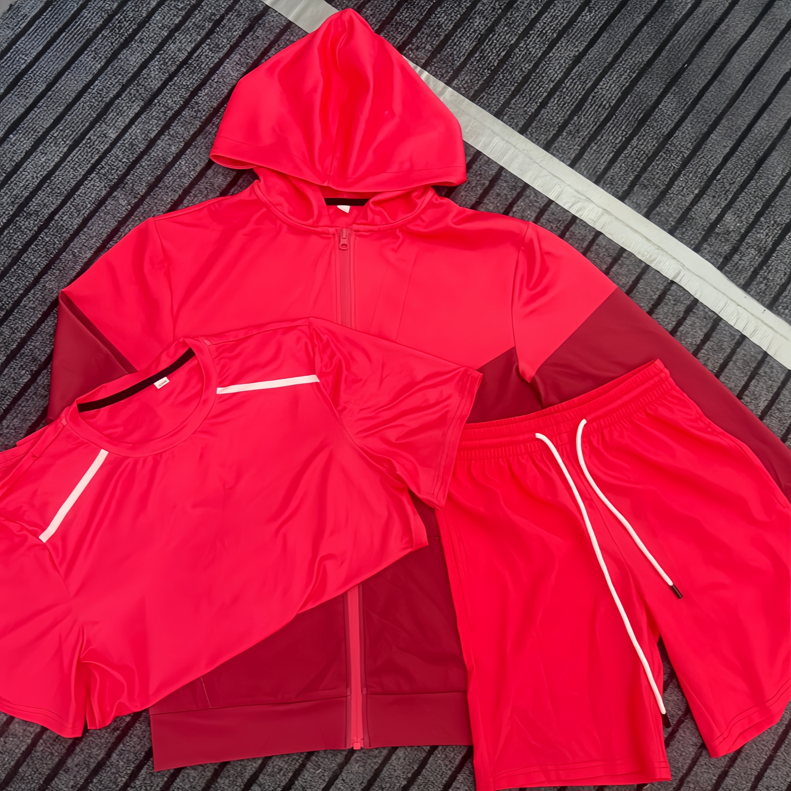 5A designer tracksuit Classic casual sports piece set high elastic loose breathable fitness and running outfit ultra thin quick dry outdoor sportswear