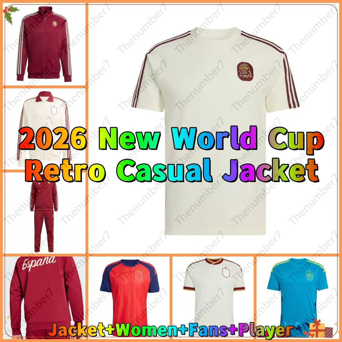 Spain jackets 2026 World Cup chaqueta espana tracksuit long sleeve coat 26 27 sports retro Home Away jacket long sleeve jacket men woman football shirt espana jacket