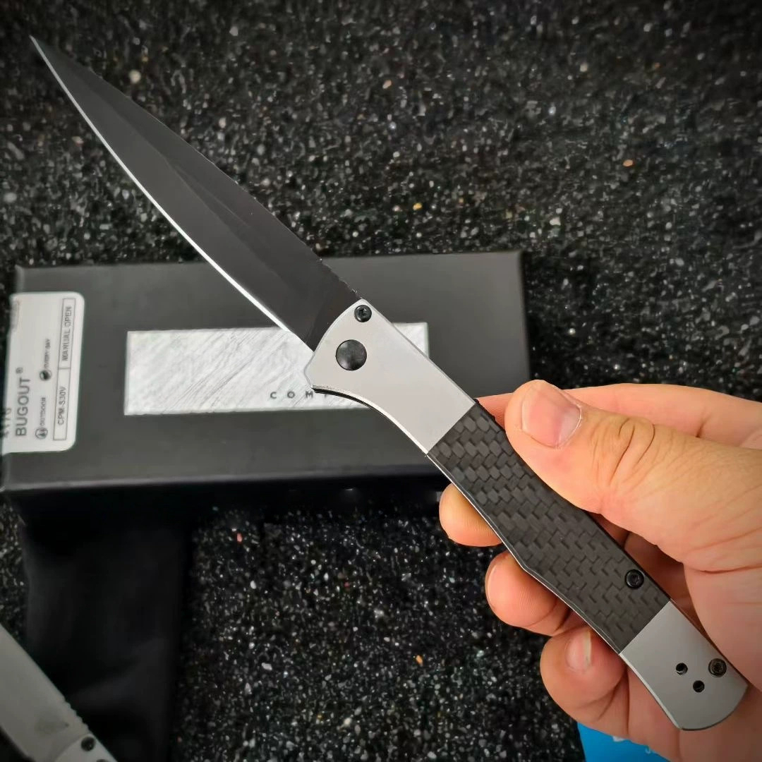 BM 4170 Foldable Knife CPM-S90V Blade T6061 Aluminum Handle Outdoor Hiking Portable Fruit Knife Multi-functional Fishing Knife Pocket Knife