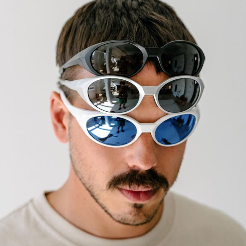 High Quality 2025 New Trendy Snow Sports Women Outdoor Cycling Goggles Windproof European and American Style Polarized Sunglasses for Men