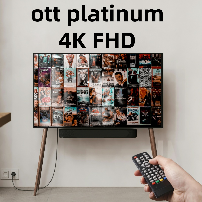 Remote Controll For 4K FHD Smart TV Android TV Box ott platinum For Firestick