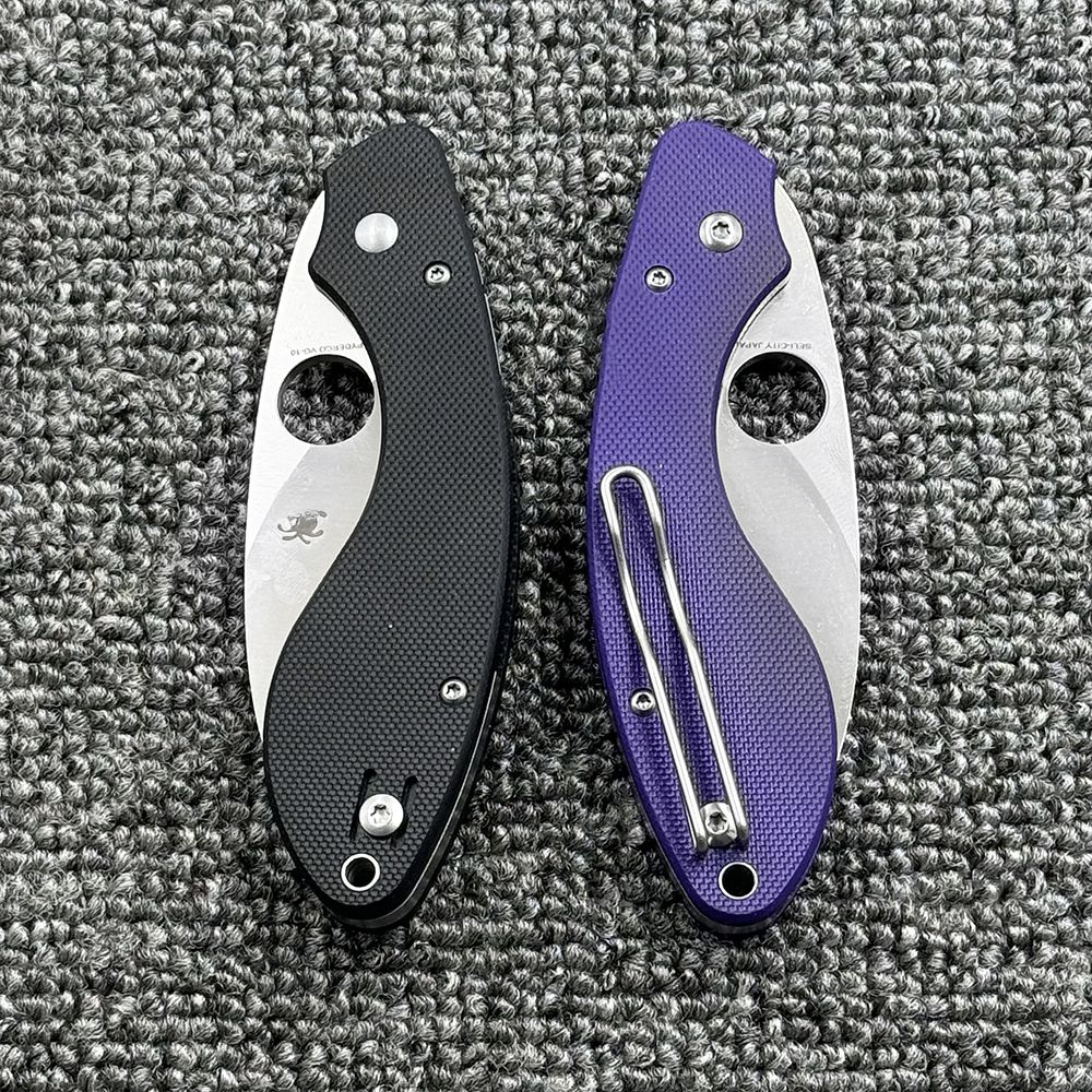 C207 G10 Handle Folding Outdoor Camping Wilderness Survival High Hardness Pocket Tool Knife Pocket Knife