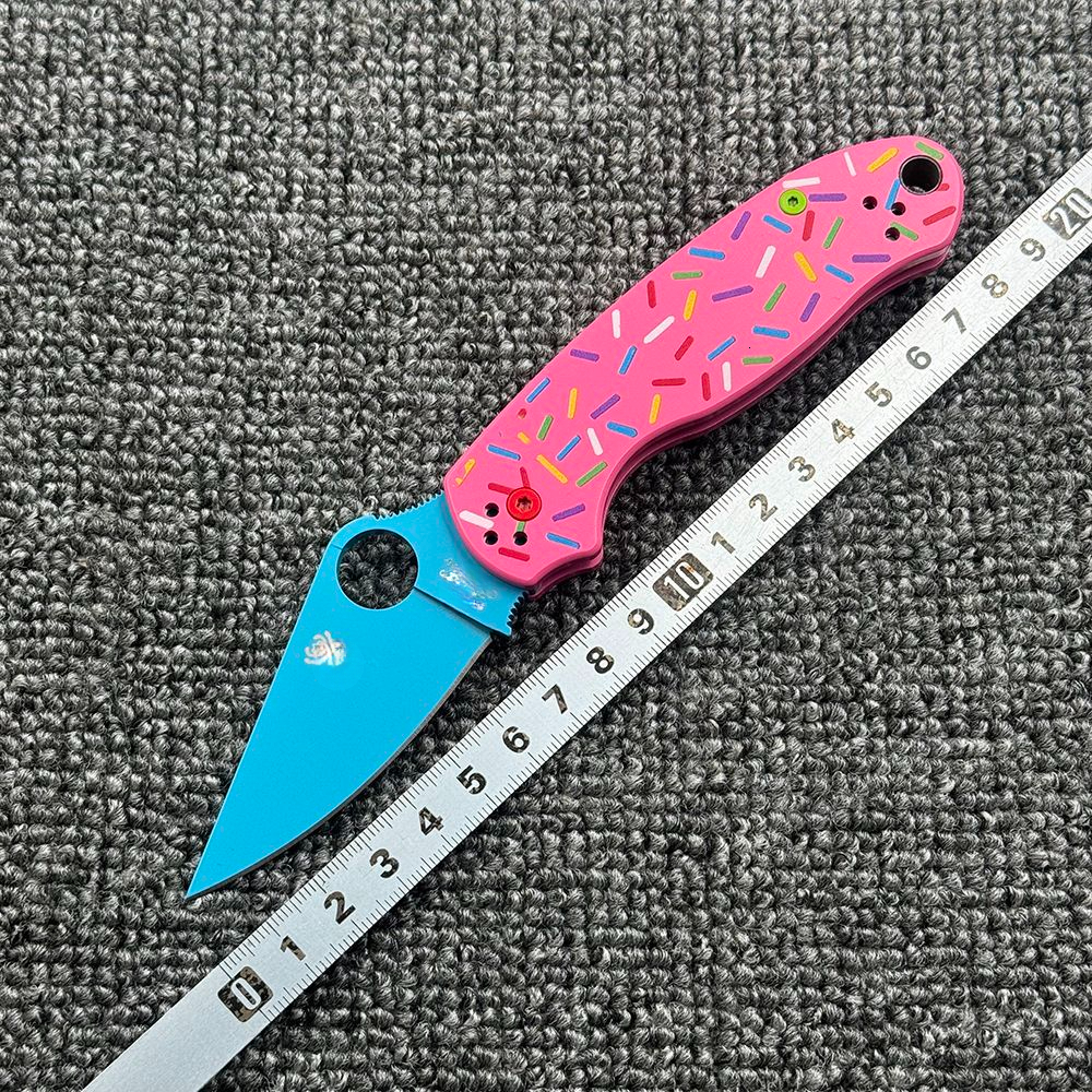 C223 Donut Aluminum Alloy Handle Folding Outdoor Camping Wilderness Survival High Hardness Tool Knife Pocket Knife