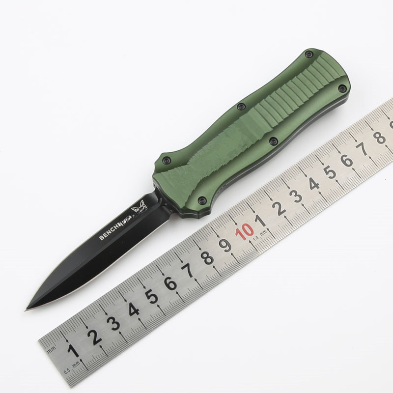 3300mini Outdoor High Hardness Mini Folding CNC Aluminum Alloy 6061 Titanium Coated Wilderness Survival Camping Sharp Portable Knife Pocket Knife