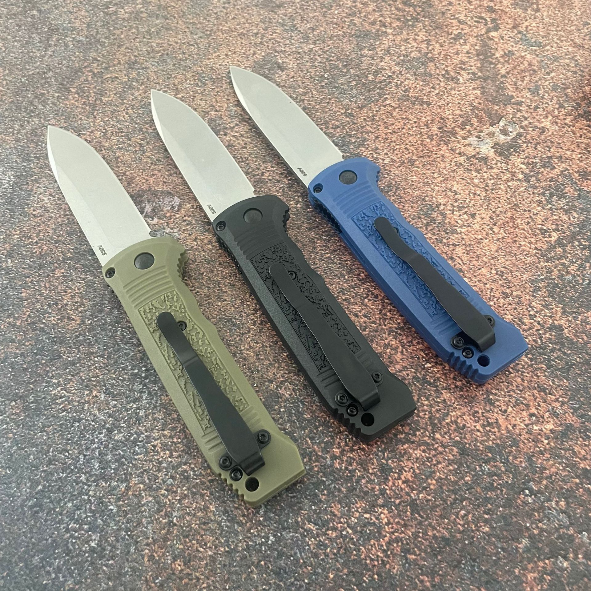 4400BK Folding Knife S30V Blade Nylon Fiber Handle Outdoor Camping Hunting Survival Multi Pocket EDC Tool Practical Knife