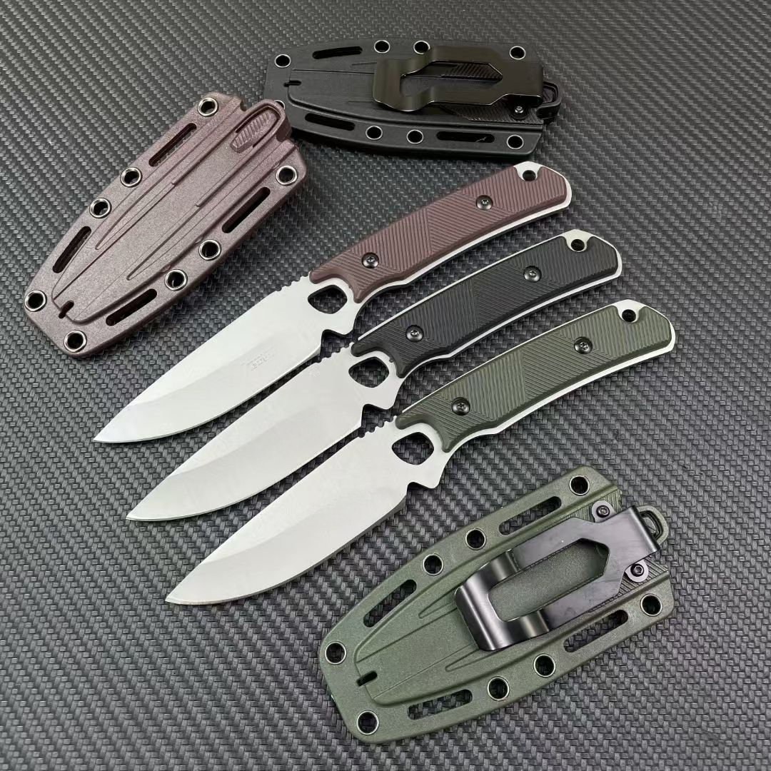 2048 Fixed Blade Knife with Sheath for Carrying Practical Fruit Knife for Forest Wilderness Hiking Fishing Barbecuing Camping