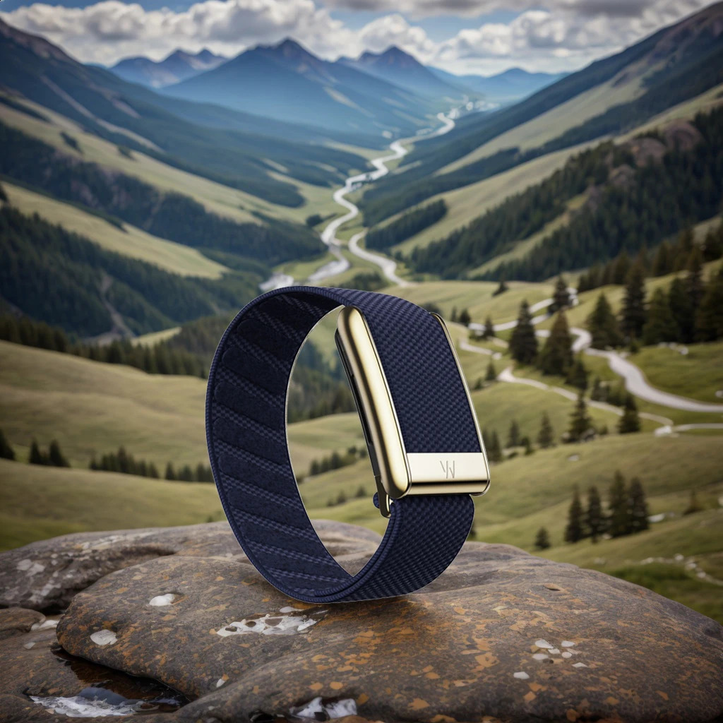 Suitable for Whoop 50PEAKLIFE wristband elastic band sports nylon strap MG with bright gold Ushaped metal frame strap with le 260421