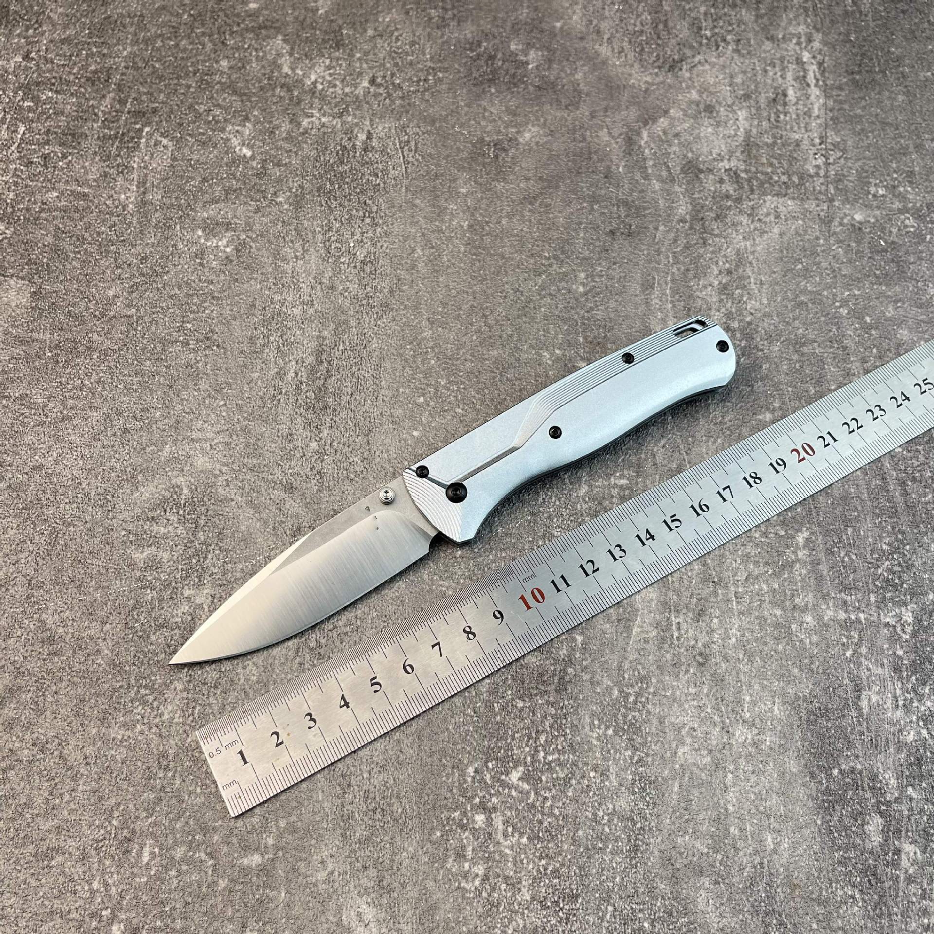 535 Aluminum allo Handle Outdoor FoldingHigh Hardness Sand Light Sharp Wilderness Survival EDC Pocket Knife
