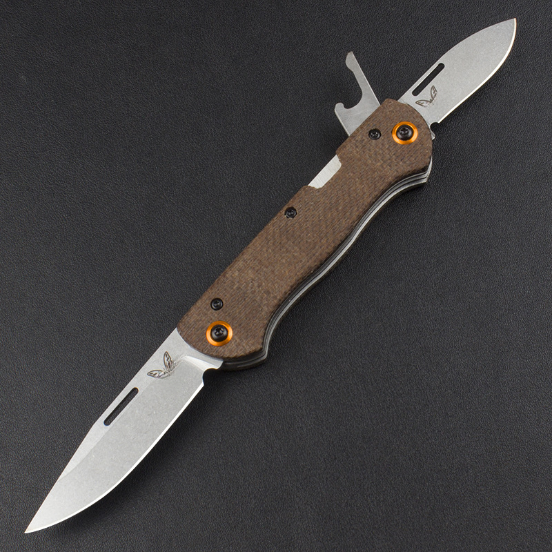BM 371 Weekender Slipjoint Knife Folding S30V Clip Point and Drop Point Blades Knives Tools BM317