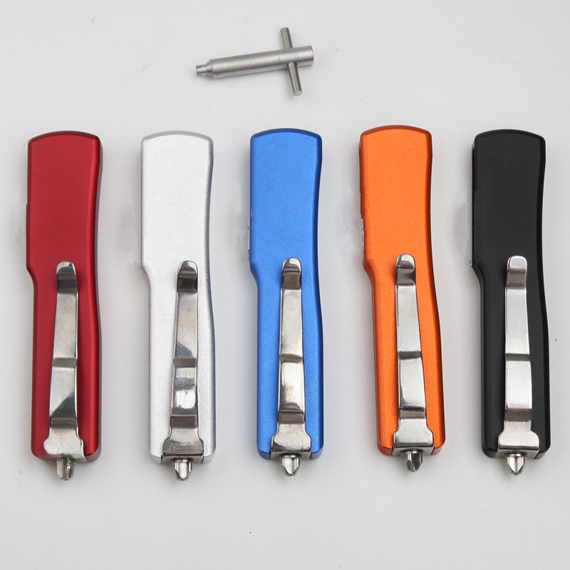 UTX70 Aluminum Alloy Handle, D2 Steel Blade, Outdoor EDC Tactical Knife for Camping Hunting Survival