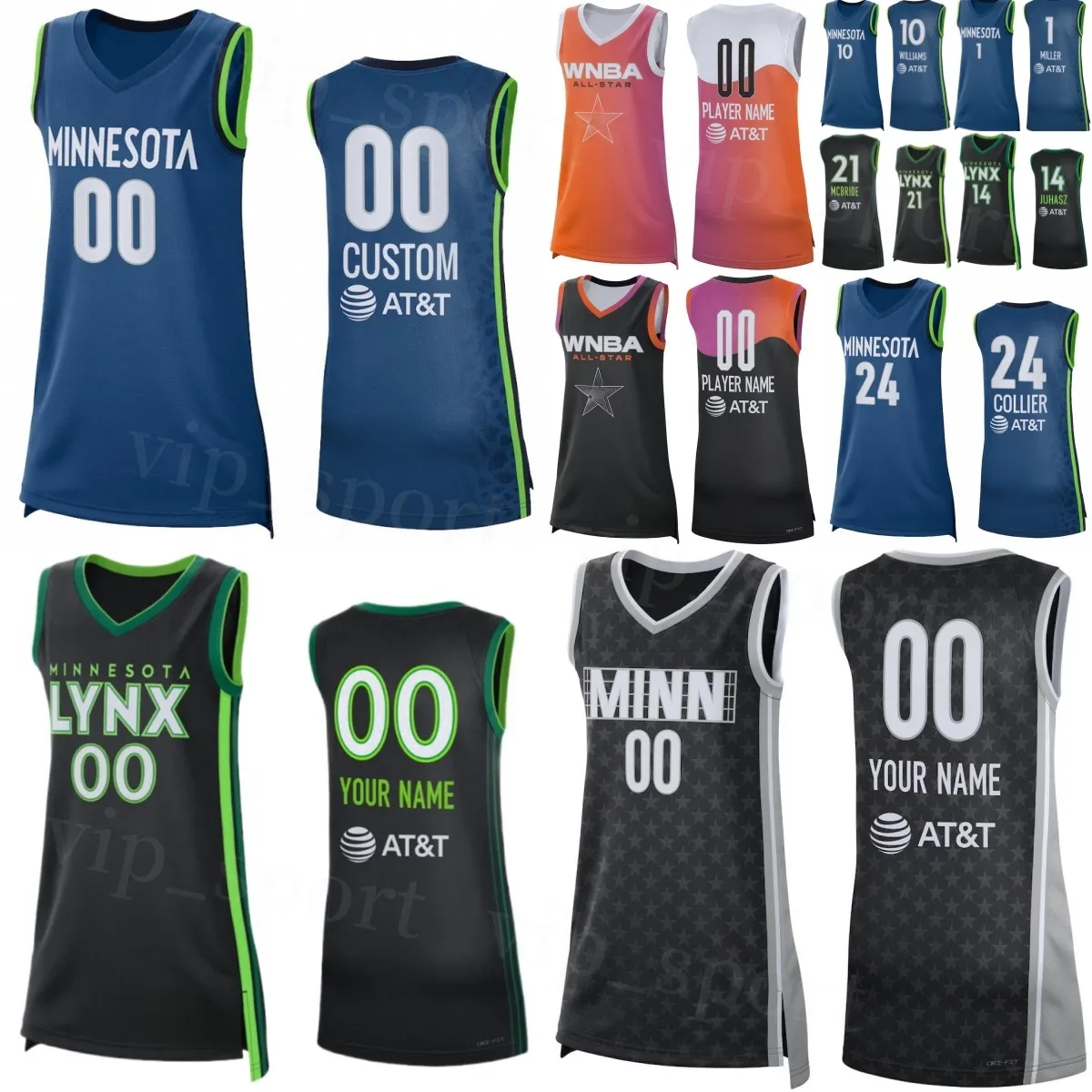 Olivia Miles 2026 Collier Napheesa Lynx Jersey Womens Basketball Courtney Williams Bridget Carleton 14 Dorka Juhasz 21 Kayla McBride 8 Alanna Smith