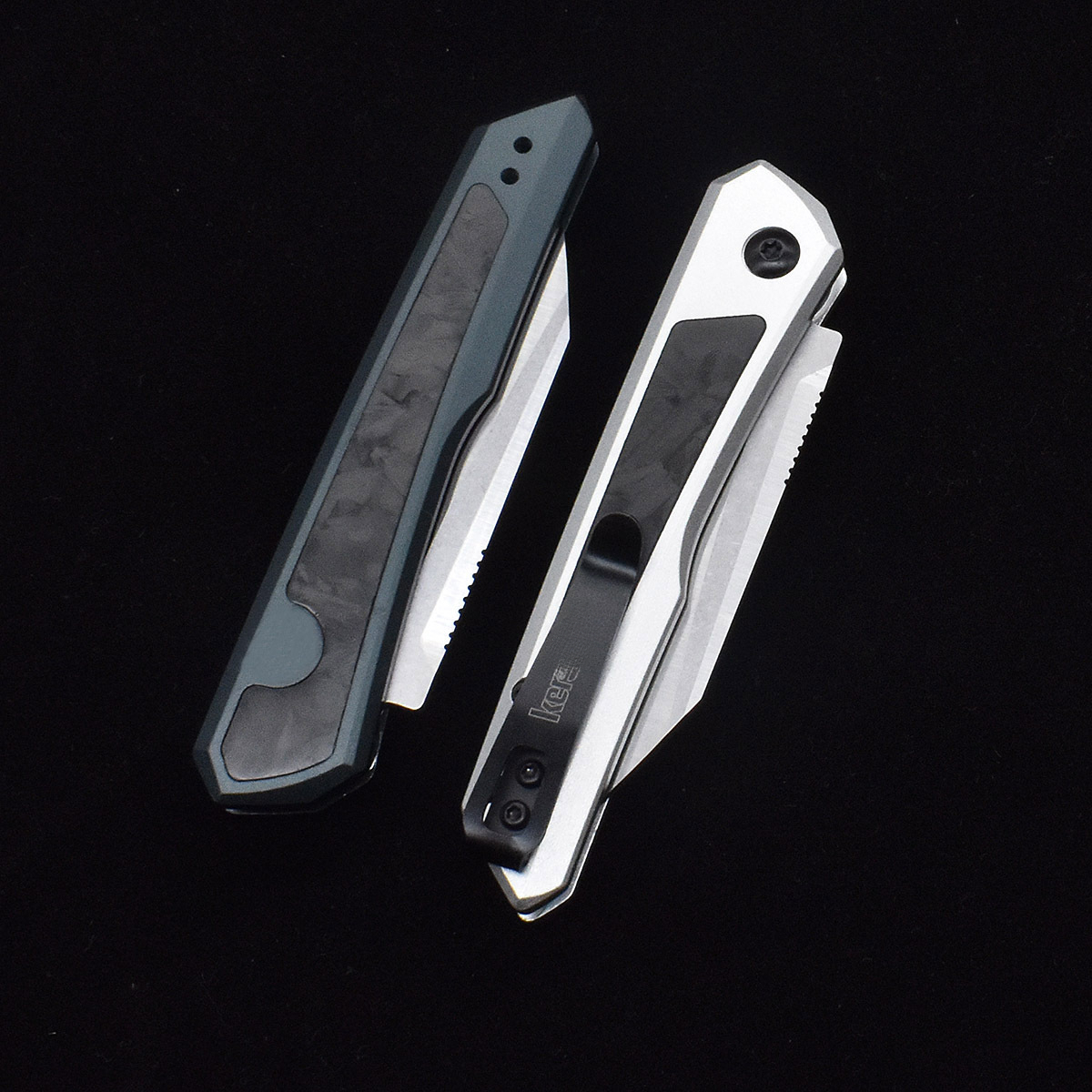 KS 7050 High-Quality Pocket Knife D2 Blade T6 Aluminum Frame Embedded with Carbon Fiber Handle Sharp for Outdoor Camping Use