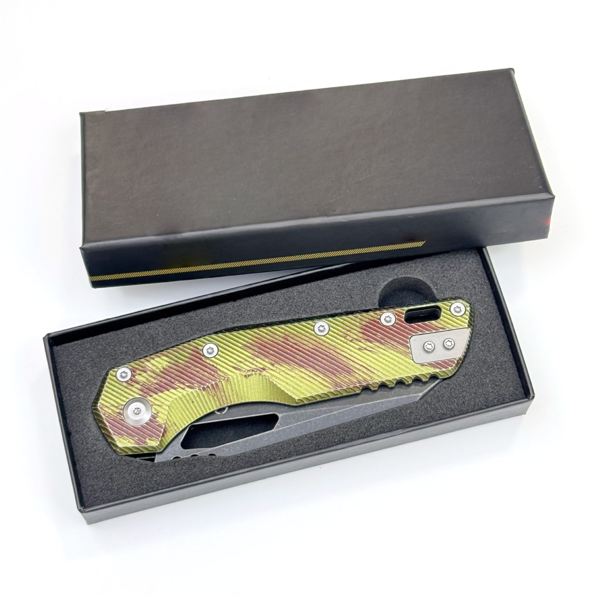 Folding Knife Aluminum Alloy Handle Ball Bearing Portalbe Outdoor Tactical Camping Hunting Survival EDC Tool