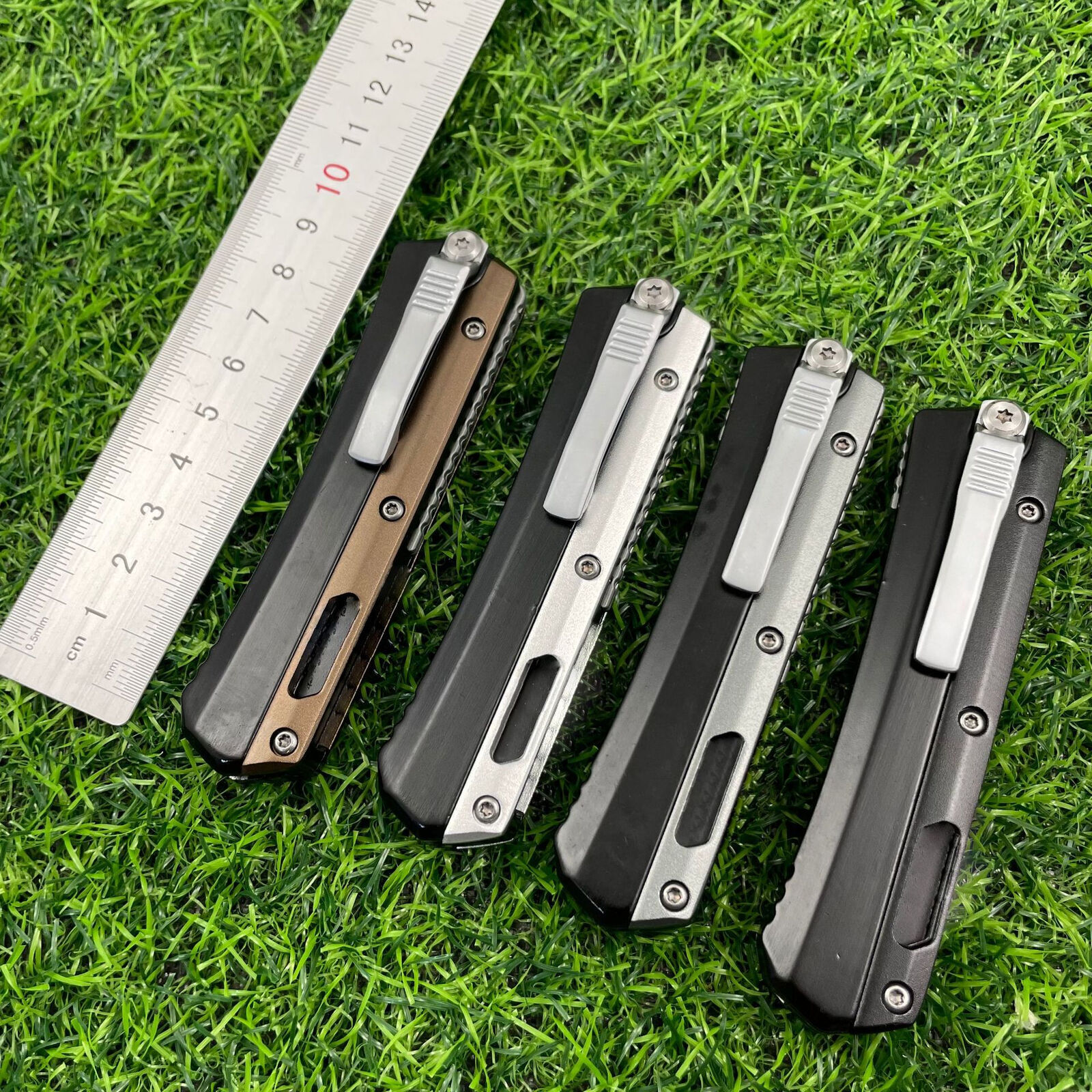 Pocket Knives D2 Blade Outdoor Camping Self Defense Zinc Aluminum Handle Utility EDC Tools
