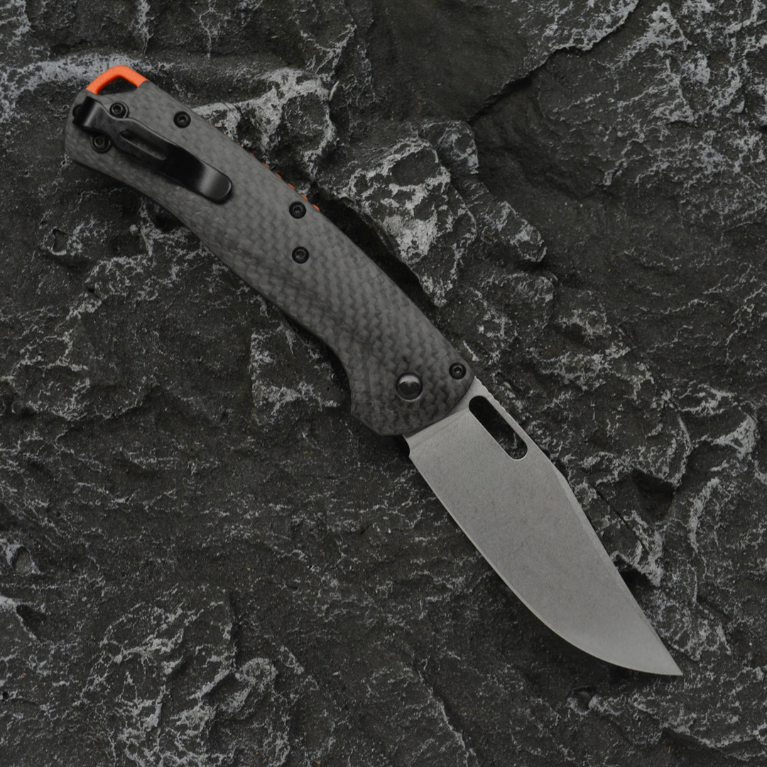 15535 Folding Knife Carbon Fiber Handle Mark CPM-154 Blade Outdoor Camping Hunting Tactics Fishing Survive kitchen EDC tools