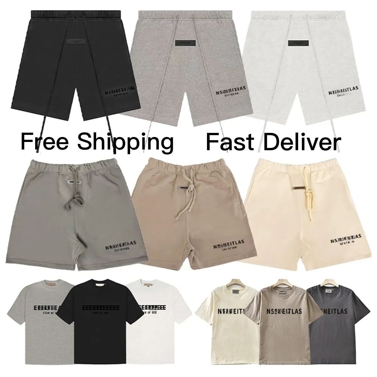 2026 Fashion mens designer shorts t shirts Men Shorts street letter sports shirts shorts casual couple shirts summer crew neck shirts essential shorts