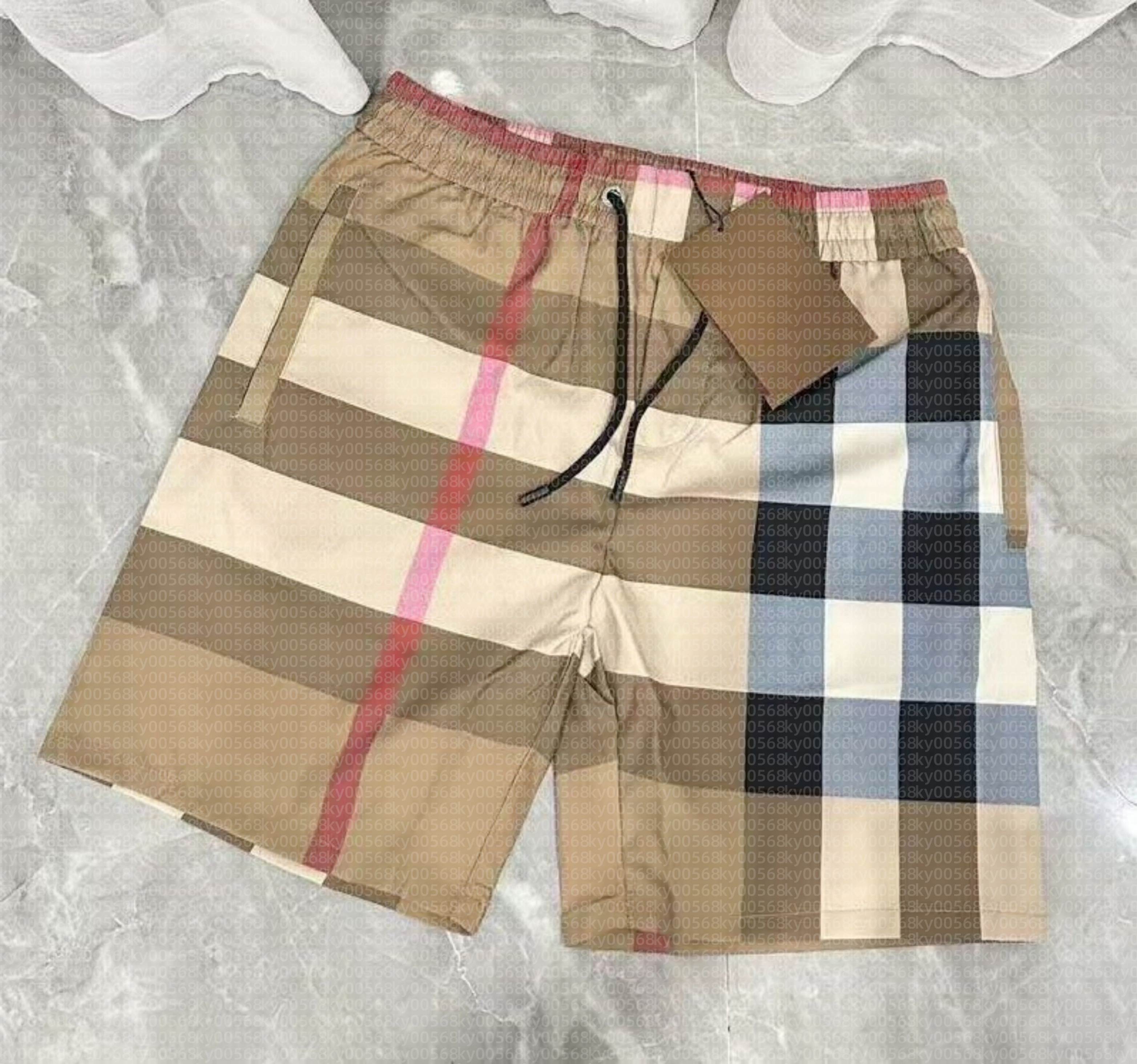 Beach Shorts Luxury Designer Summer Sports Shorts, Pure Breathable Mens Womens Swimwear, Trendy Beach Clothing, Size M-3XL