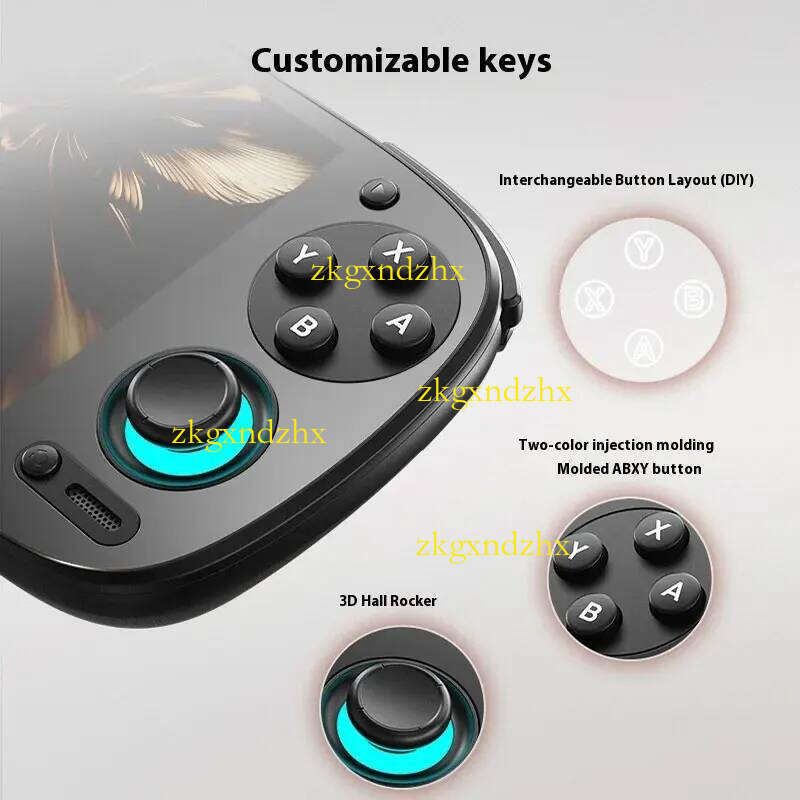 Retroid Pocket 5 Handheld Game Console 5.5'' AMOLED Screen Android13 Joystick RGB Lighting Effect Active Cooling Video Games