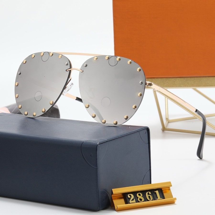 Fashion Sunglasses Designer Sun Glasses Goggle Senior Eyewear Rimless Adumbral for Man Woman 37 Color Good Quality