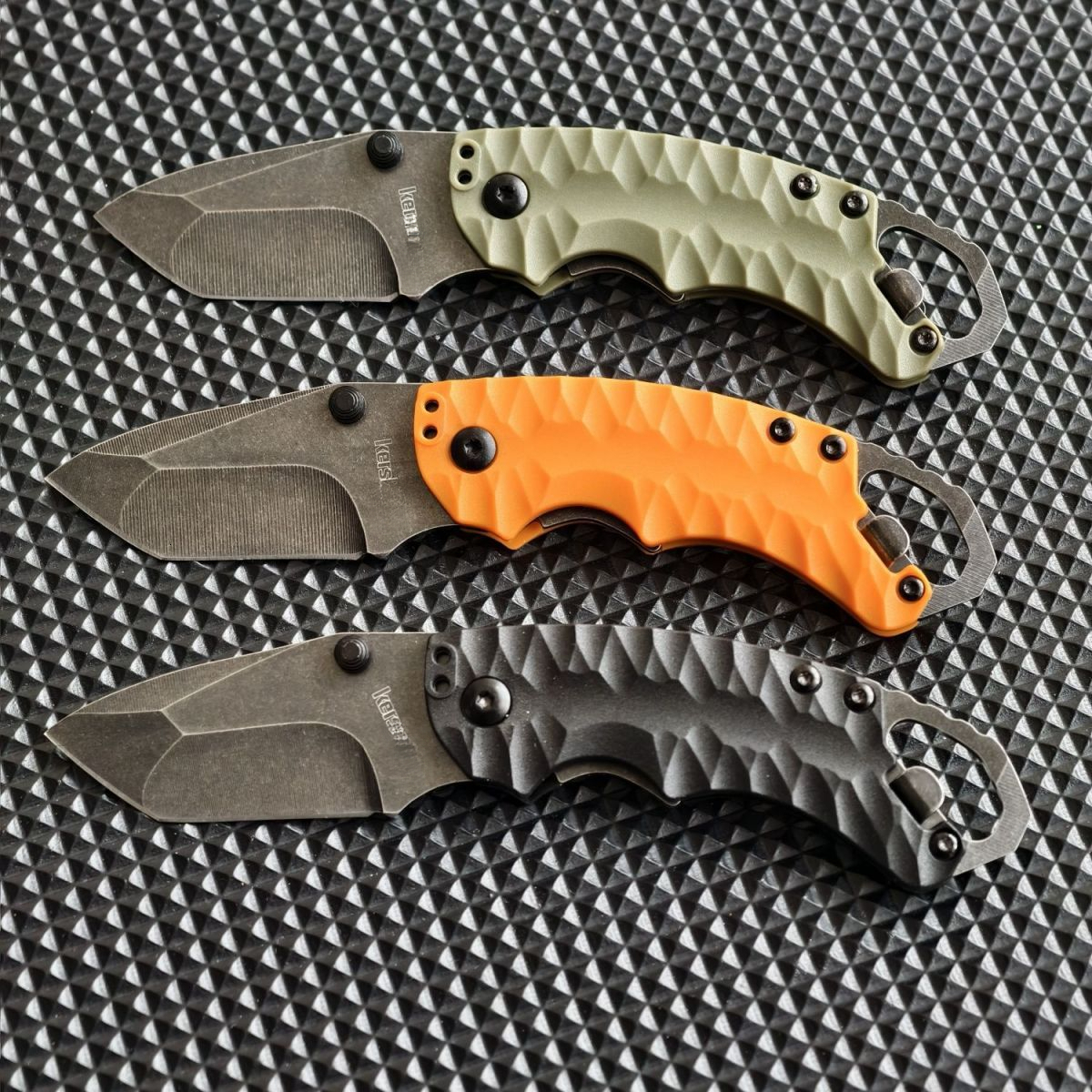 Hot Sale KS 8750 Folding Knife 8Cr13Mov Blade High Quality Nylon Fiber Handle Outdoor Utility Pocket Knife EDC Camping Tools