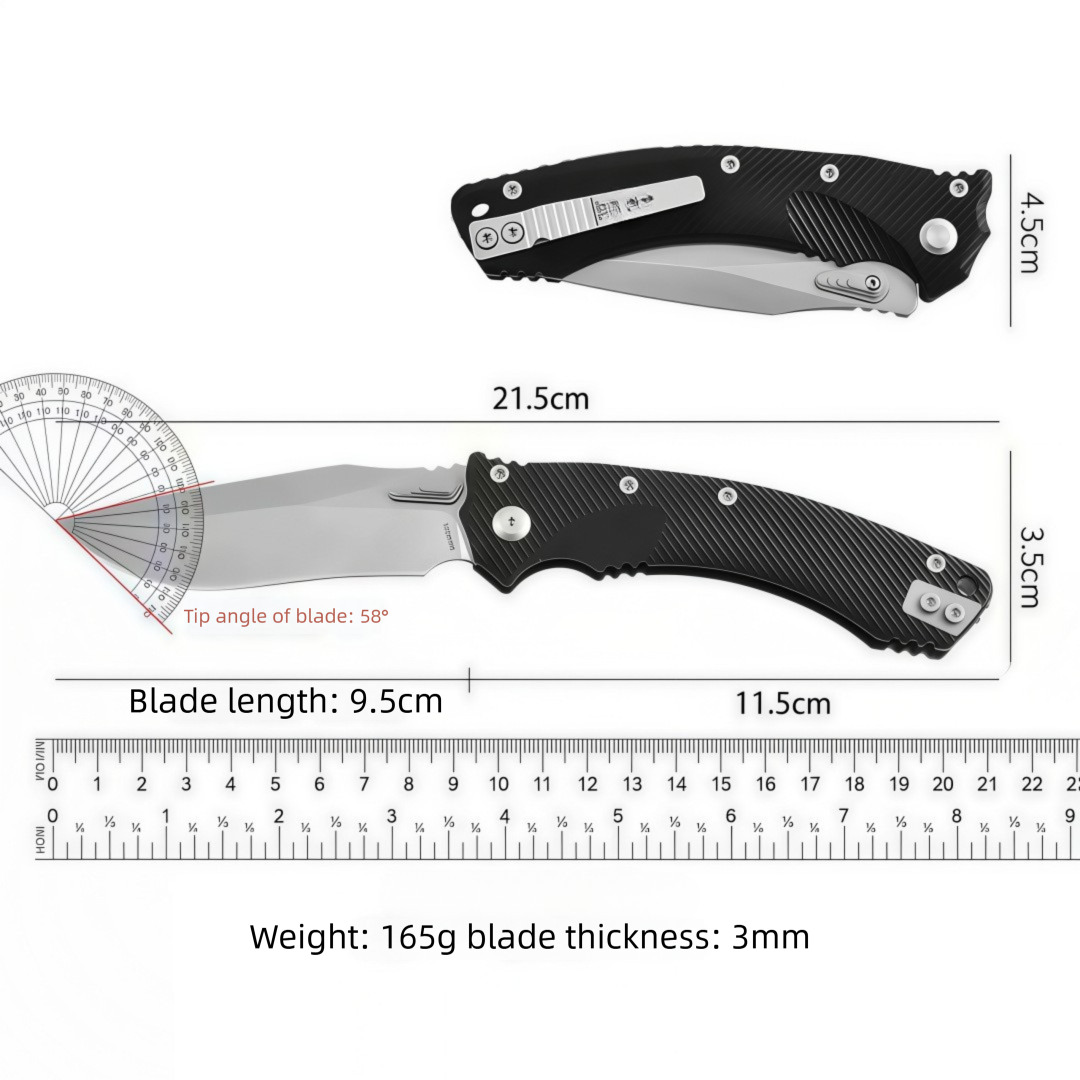 Carbon Fiber / G10 Ball Bearing Mark M390MK Blade Hunting Fish Outdoor EDC Tool Folding Camping Knife