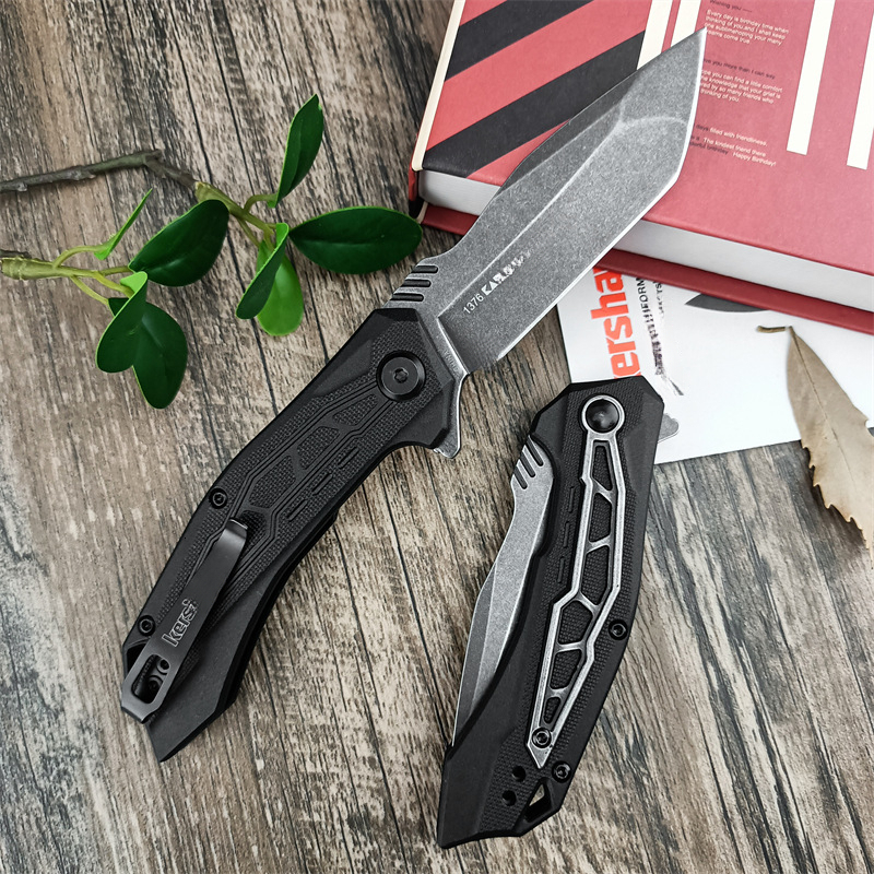 1376 Convenient Fishing Nylon Brazing Handle Outdoor Camping Hunting fishing BBQ Survival EDC Folding Knife