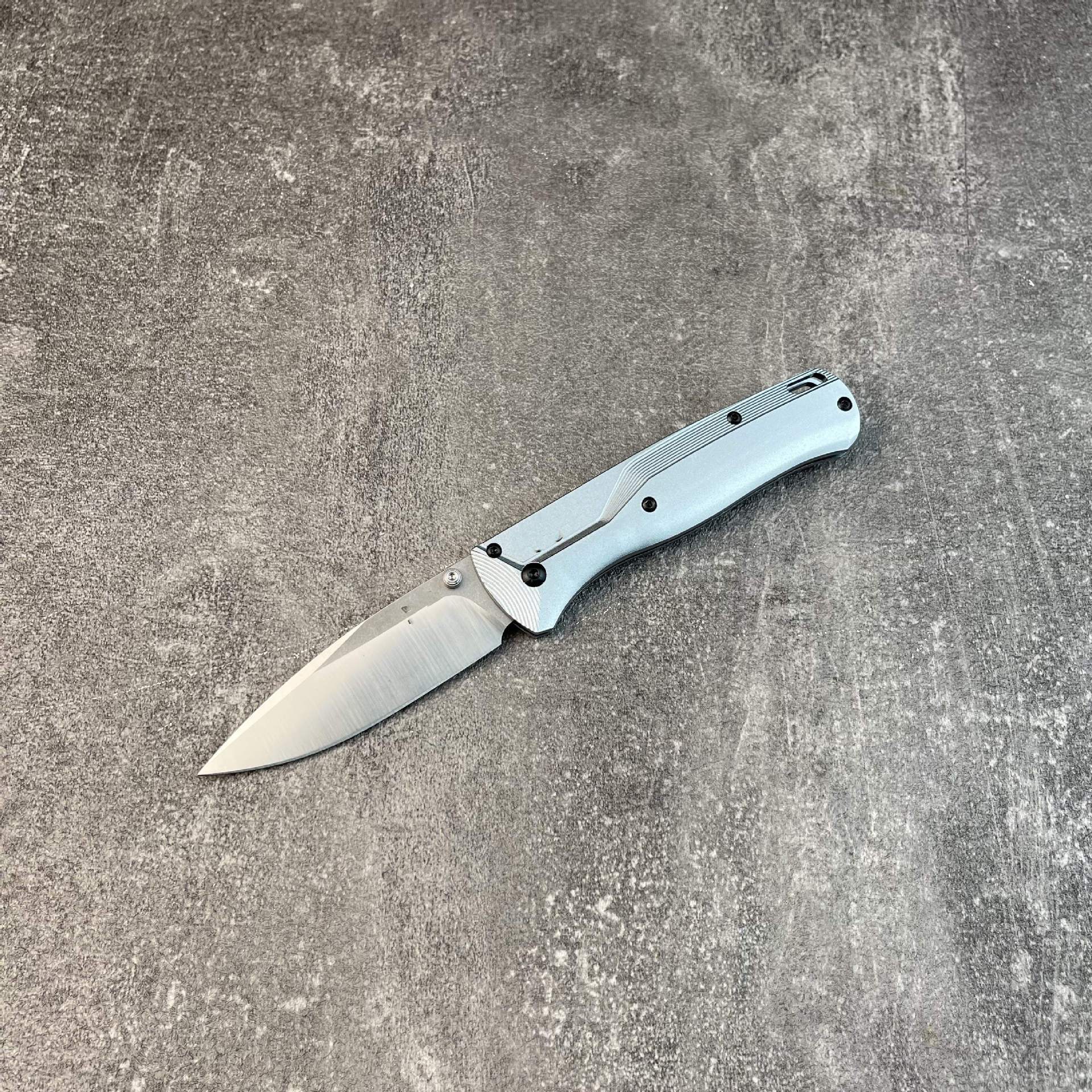535 Aluminum allo Handle Outdoor FoldingHigh Hardness Sand Light Sharp Wilderness Survival EDC Pocket Knife