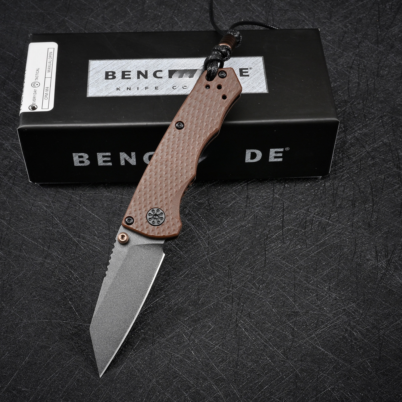 BM 290 290BK Full Immunity Nylon Handle Mini Pocket Knife Marked M4 Steel Blade Outdoor Multifunctional Camping Hunting EDC Tool