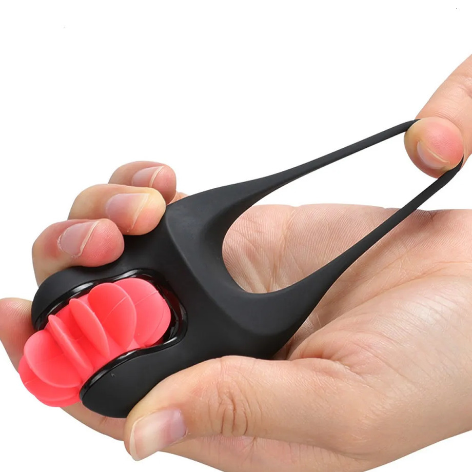 adult toys 2026 New 10 Speeds Vibrators Penis Cock Rings Sex Toys For Couple Male Delayed Ejaculation Rotation Clitoris Stimulator Tongue Licking 1012