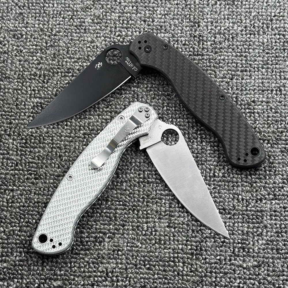C36 Carbon Fiber Handle Folding Outdoor Camping Wilderness Survival High Hardness Pocket Tool Knife