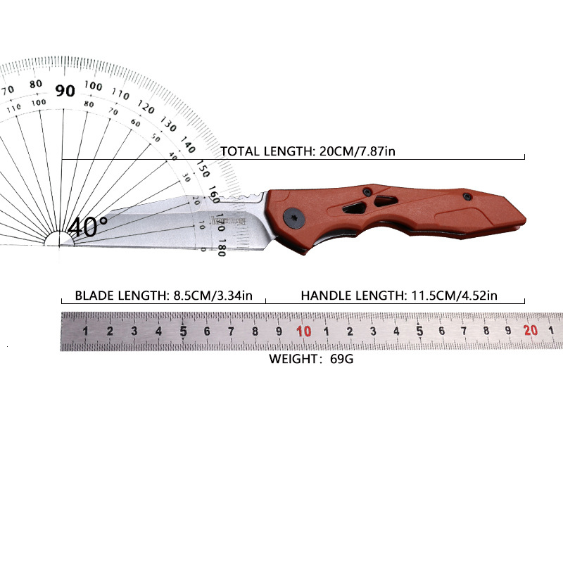 KS7650 Outdoor EDC Tool Folding Pocket Knife Hunting Camping Self-Defense Survival knife, Jungle tactical knife