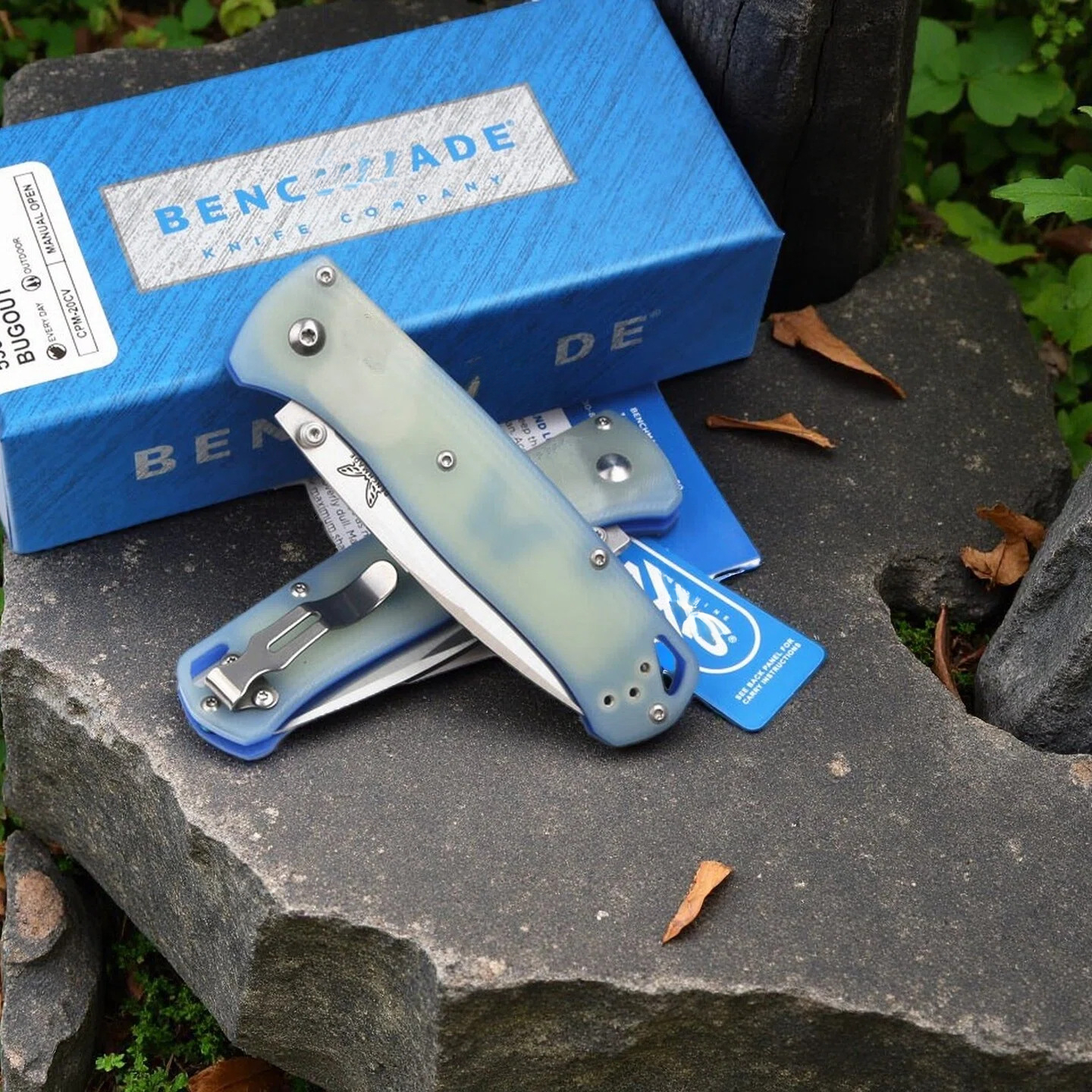 BM Bugout 535 Folding Knife 8C13Mov Blade G10 Handle Integrated Multi-purpose Kitchen Utility Knife with Blades Safety Utility Pocket Knife