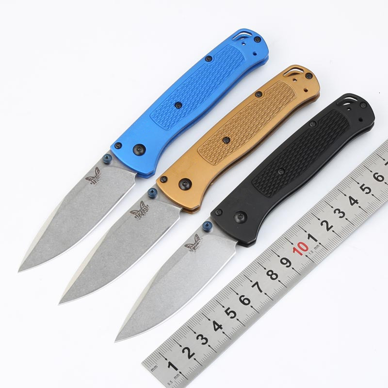 BM535 Mini Bugout EDC Munual Folding Pocket Knife Survival Tactical Knife for Men Outdoor Hunting Hand EDC Knives Utility Tools