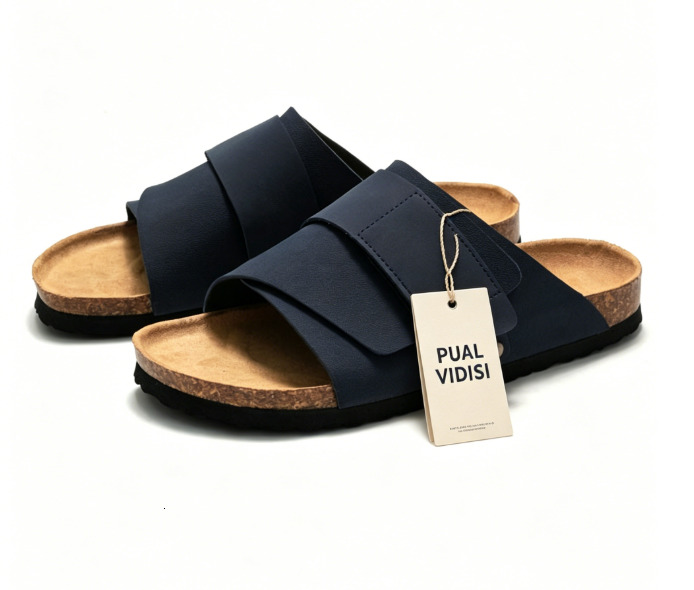 Breathable Soft Suede Casual Slide Sandals, Anti-slip Sole For Home Office Vacation Daily Outdoor Leisure Wear