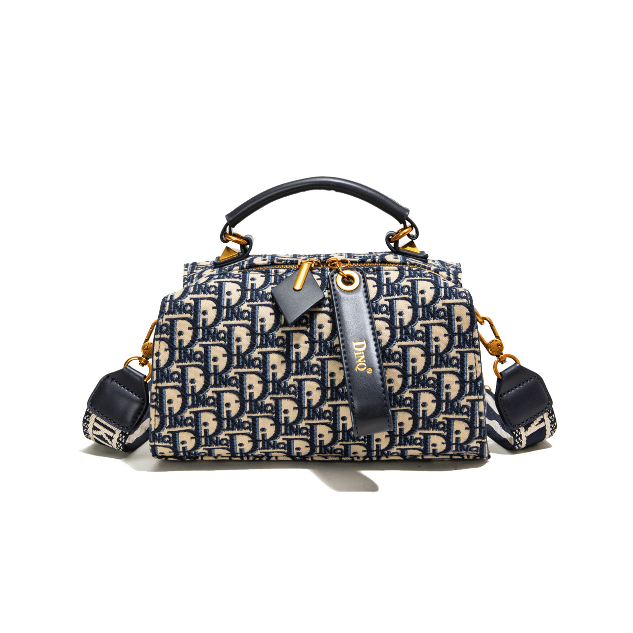 MONICA KIKI Retro Designer Large Capacity Boston Bag Light Luxury Fashion Handheld Cross body Bag For Woman