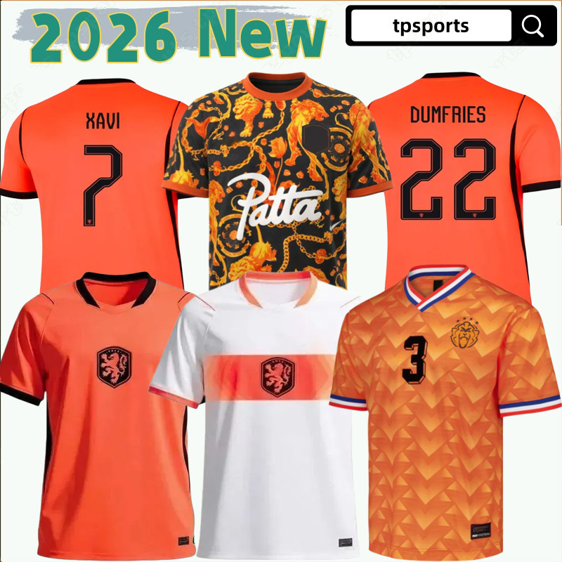 2026 nederland elftal Holland Soccer Jerseys XAVI F.DE JONG FRIMPONG GAKPO REIJNDERS MEMPHIS J. Timber VAN DE VEN de Ligt Football Shirt Men Kids Kit Netherlands