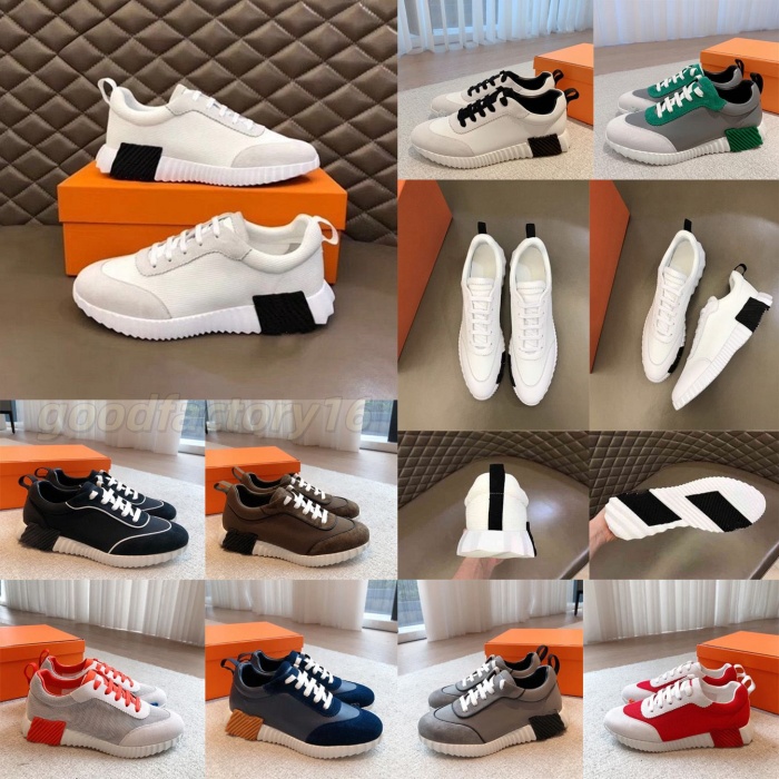 Sneakers H designer Women Men Bouncing versatile style outdoor sport sneaker breathable casual shoes deluxe design brand real Soft size 36-46