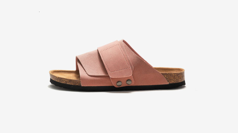 Breathable Soft Suede Casual Slide Sandals, Anti-slip Sole For Home Office Vacation Daily Outdoor Leisure Wear
