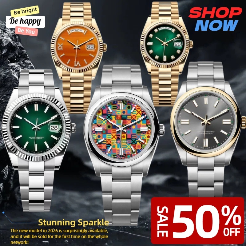 u1 watch woman watches men 36mm41mm dates luxury designer watch 2813movement autoatic mechanical stainless sapphire glass diving watch super night light with box